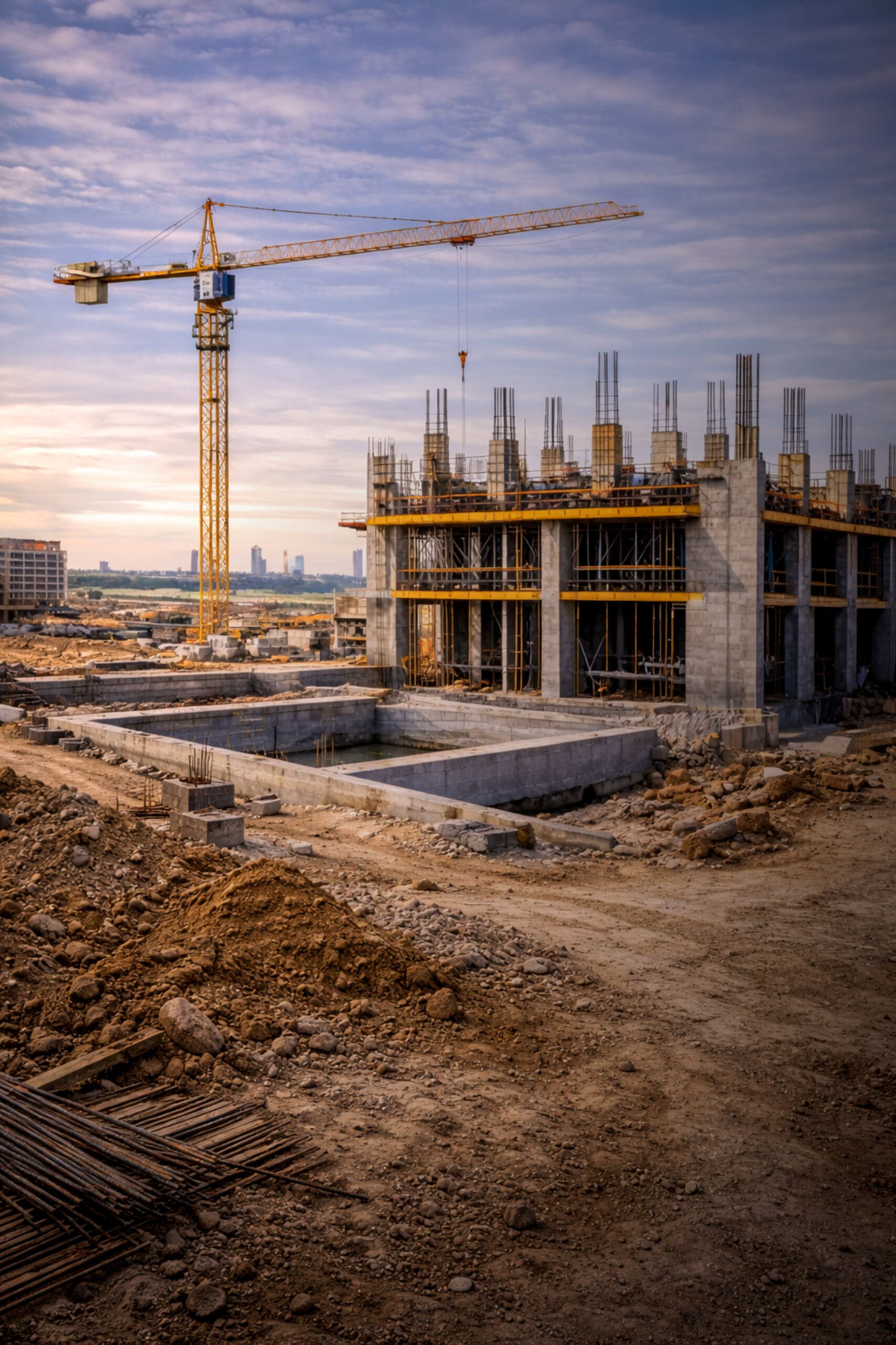 Commercial groundworks and RC frame construction