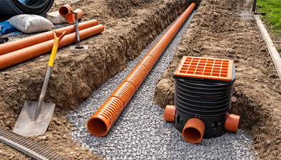 Drain installation drain repair drain building company in Colchester